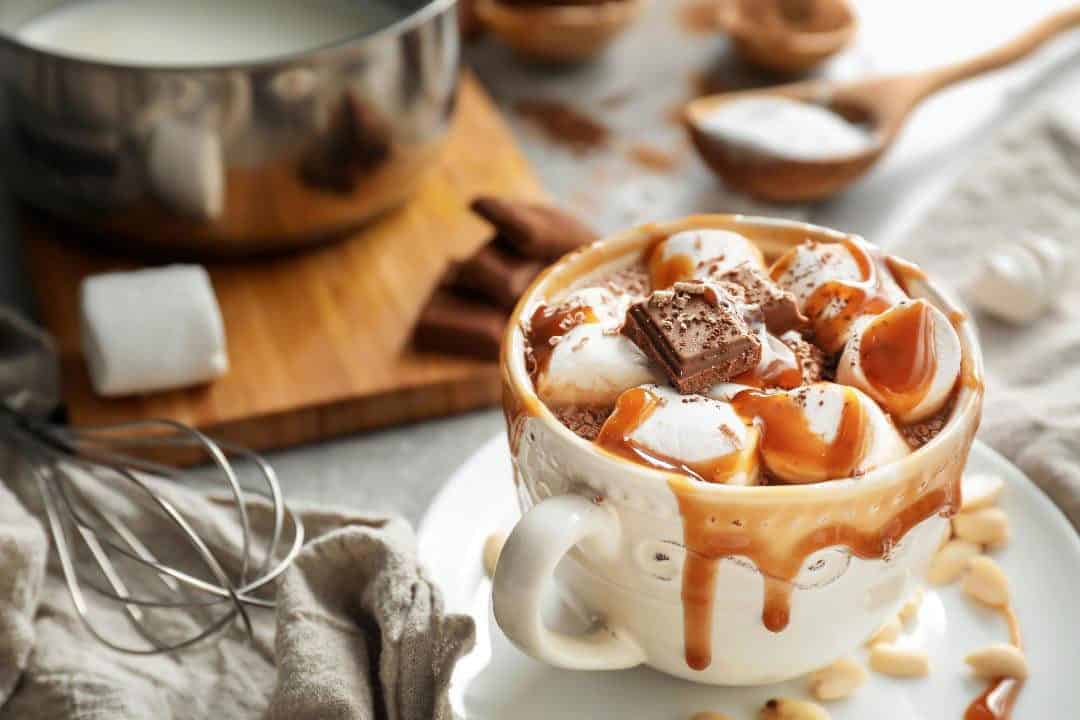 5. Peanut Butter Vegan Hot Chocolate