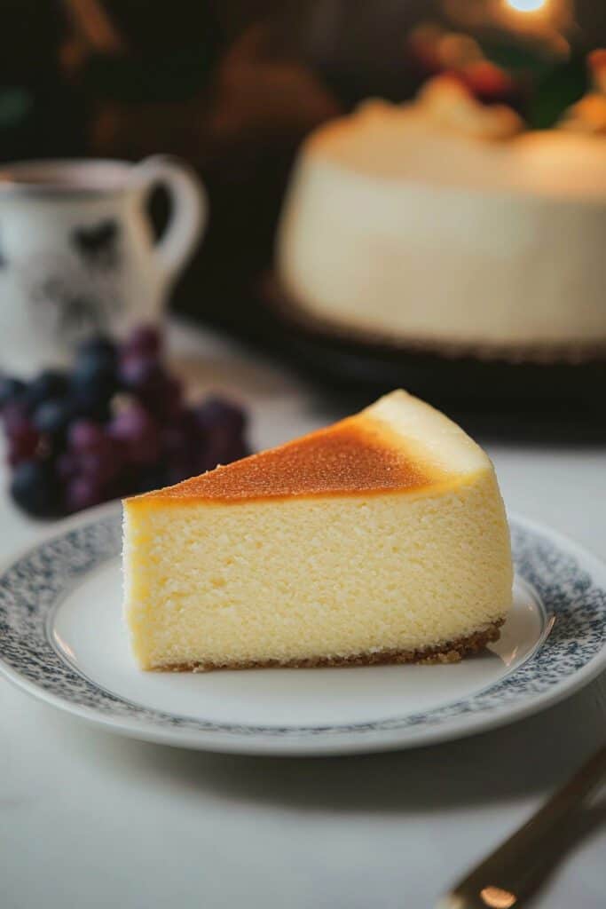 Preparing the Japanese Cheesecake