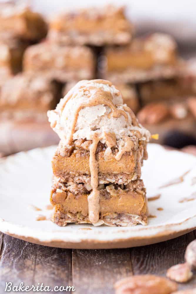 10. Pumpkin Pie Crumb Bars