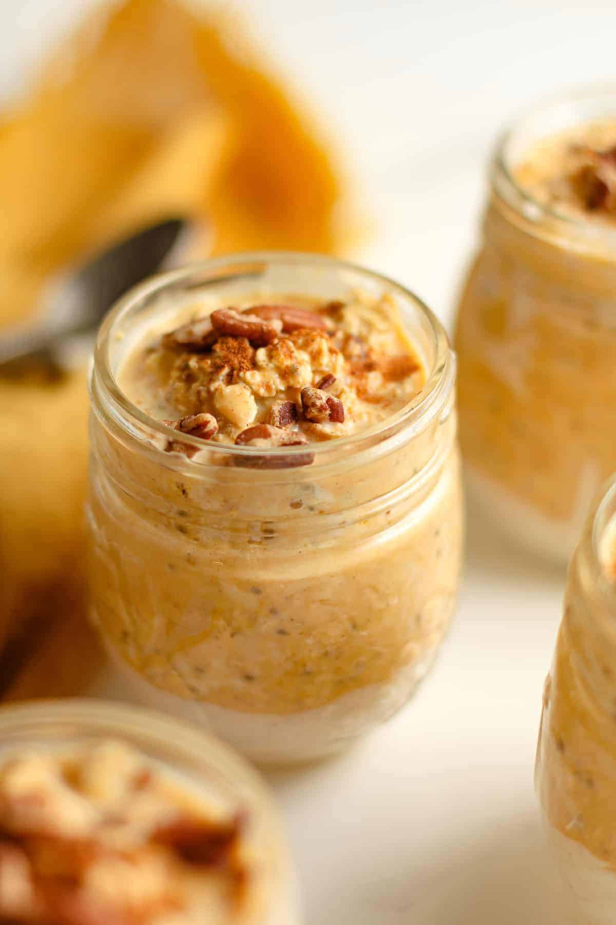 4. Pumpkin Spice Overnight Oats