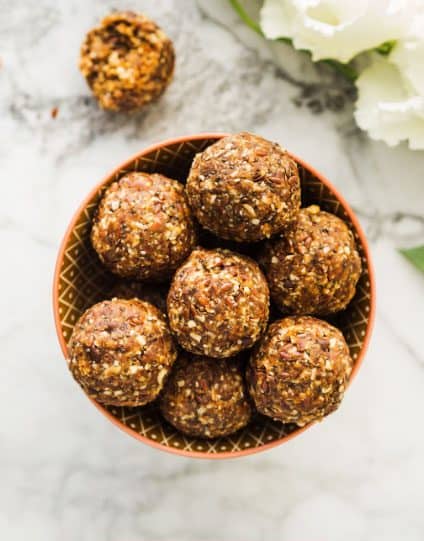 13. Pumpkin Spice Protein Balls