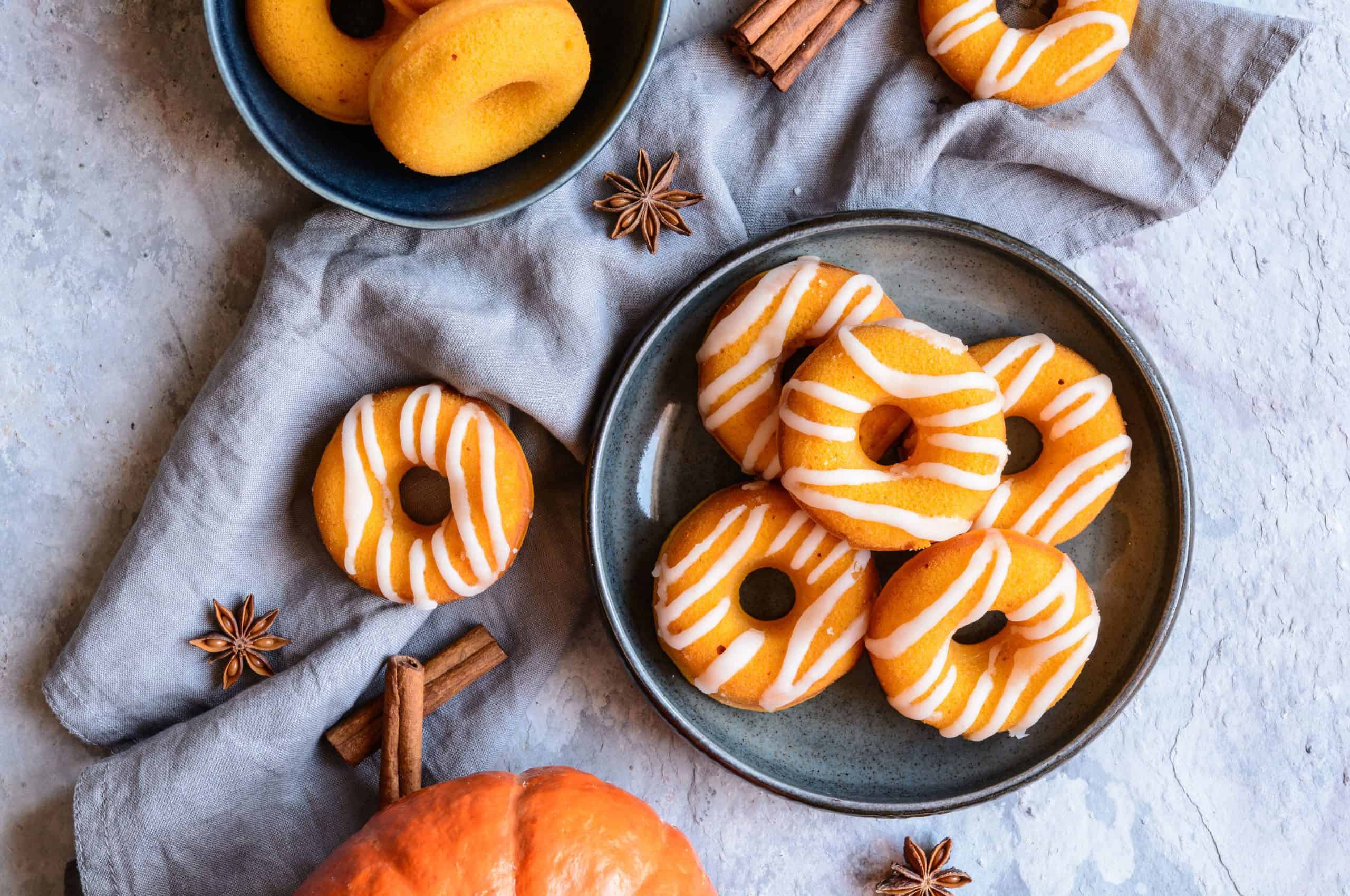 17. Pumpkin Spice Protein Donuts