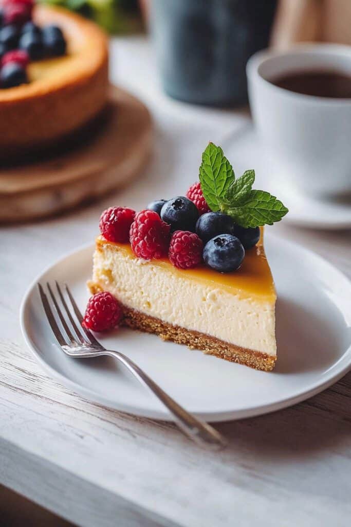 Serving Your Ricotta Cheesecake