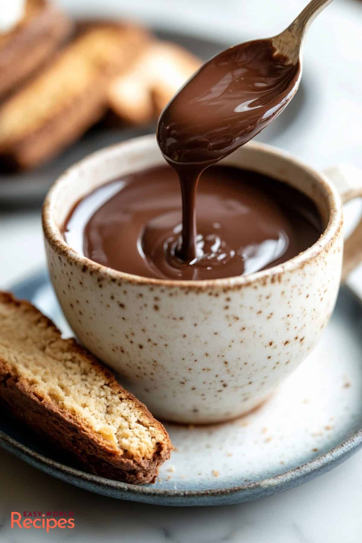 11. Thick Vegan Italian Hot Chocolate