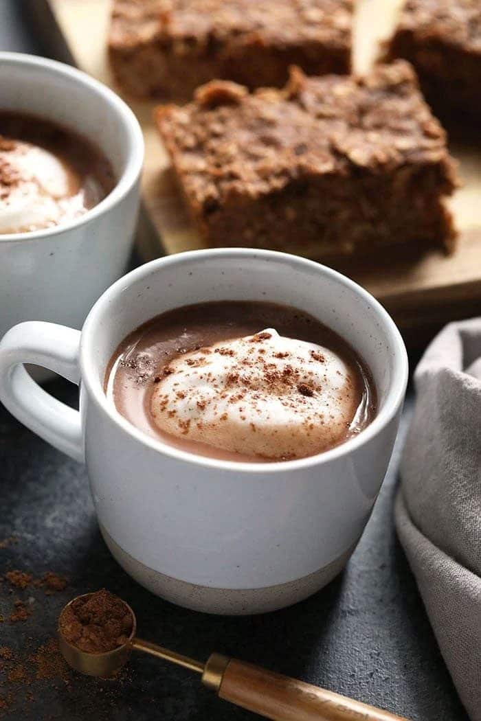 8. Vegan Chai Hot Chocolate