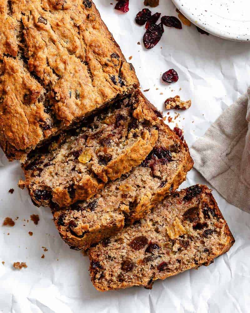 1. Vegan Fruit Loaf