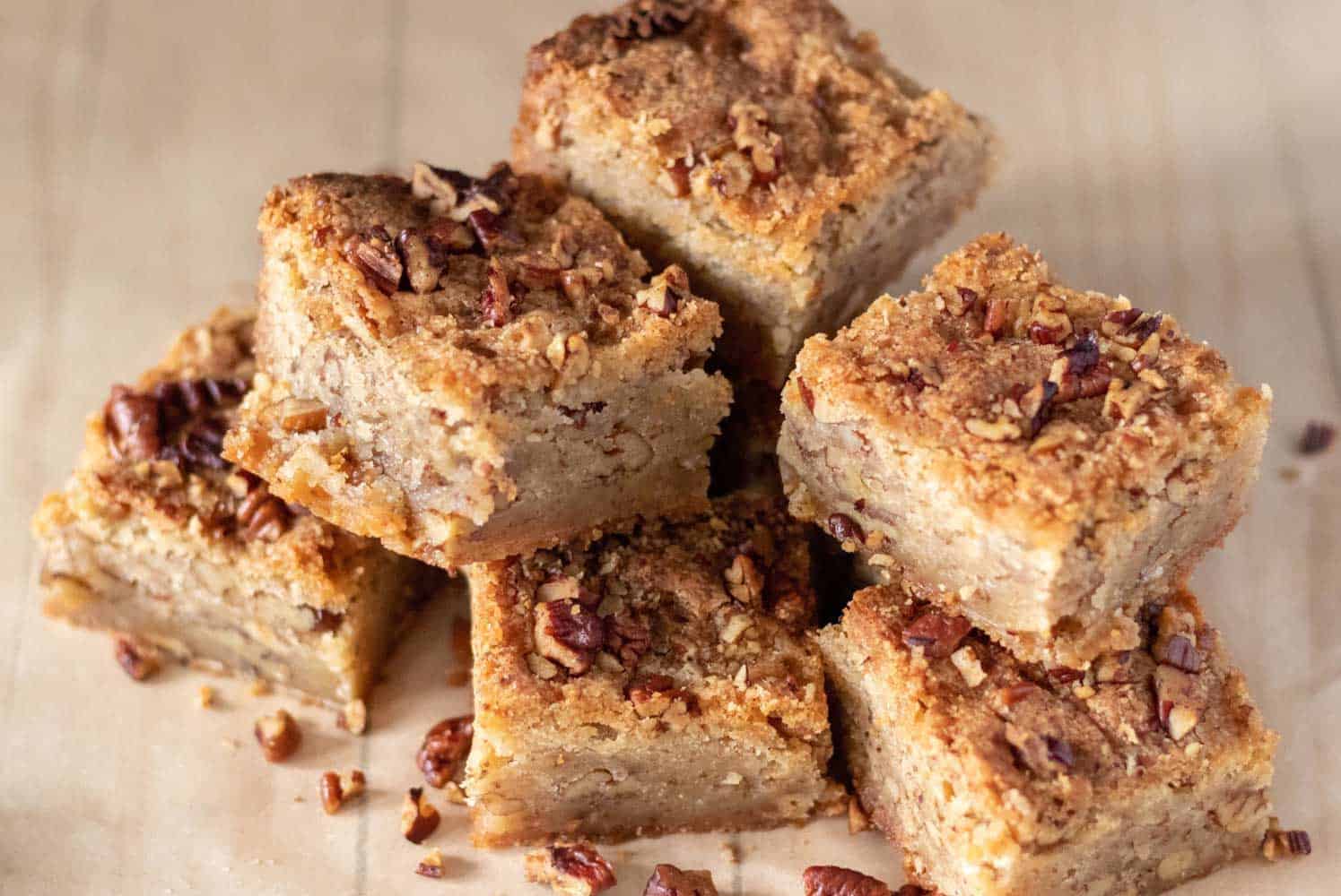 15. Vegan Maple Pecan Blondies