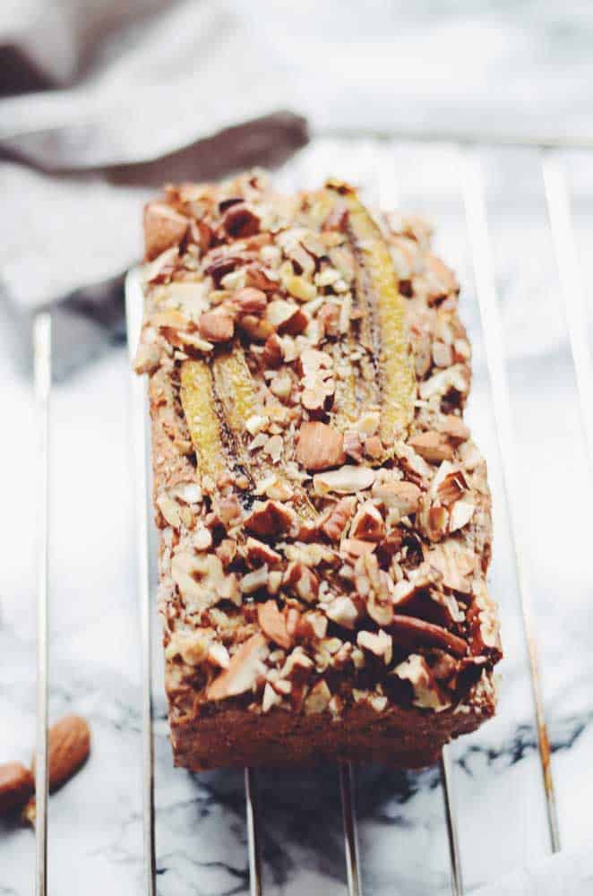 6. Vegan Nut and Fruit Banana Loaf