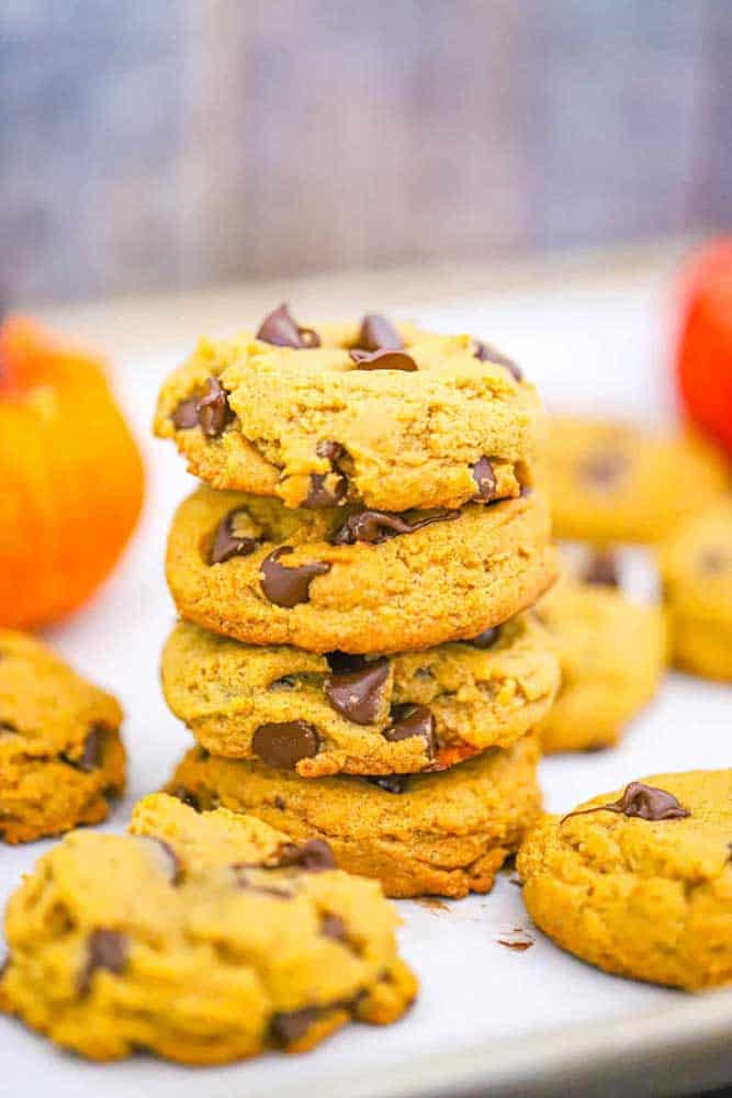 2. Vegan Pumpkin Chocolate Chip Cookies