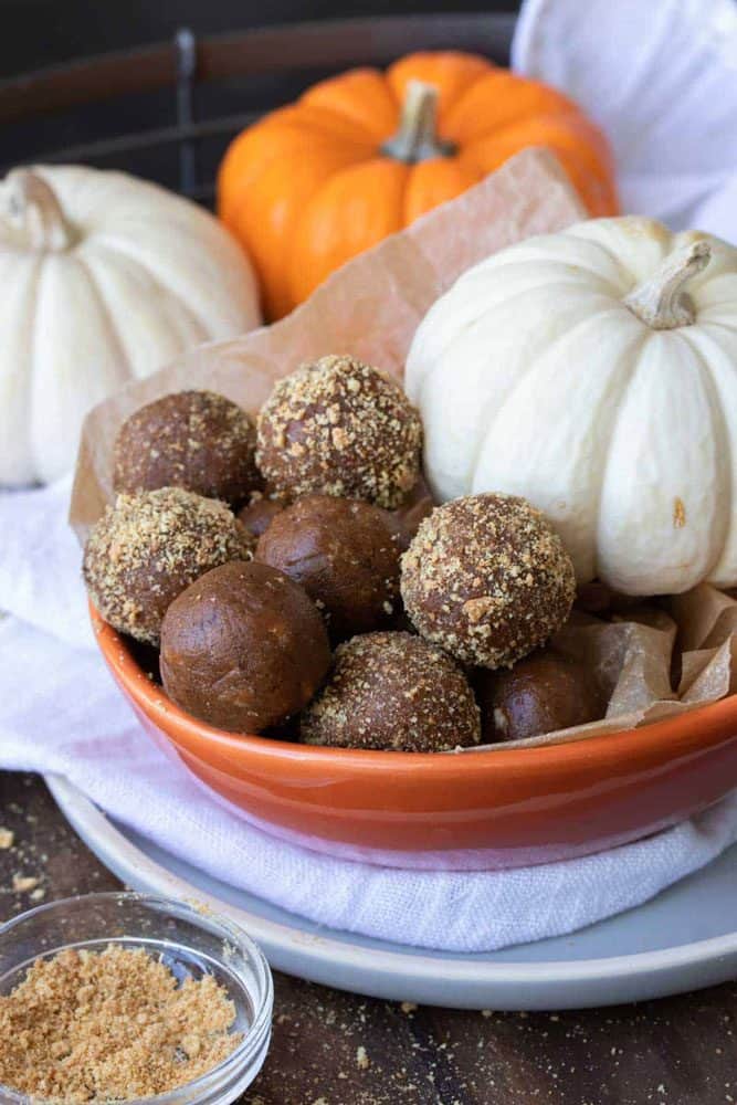 19. Vegan Pumpkin Pie Energy Balls