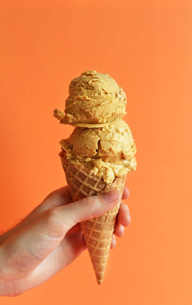 17. Vegan Pumpkin Pie Ice Cream