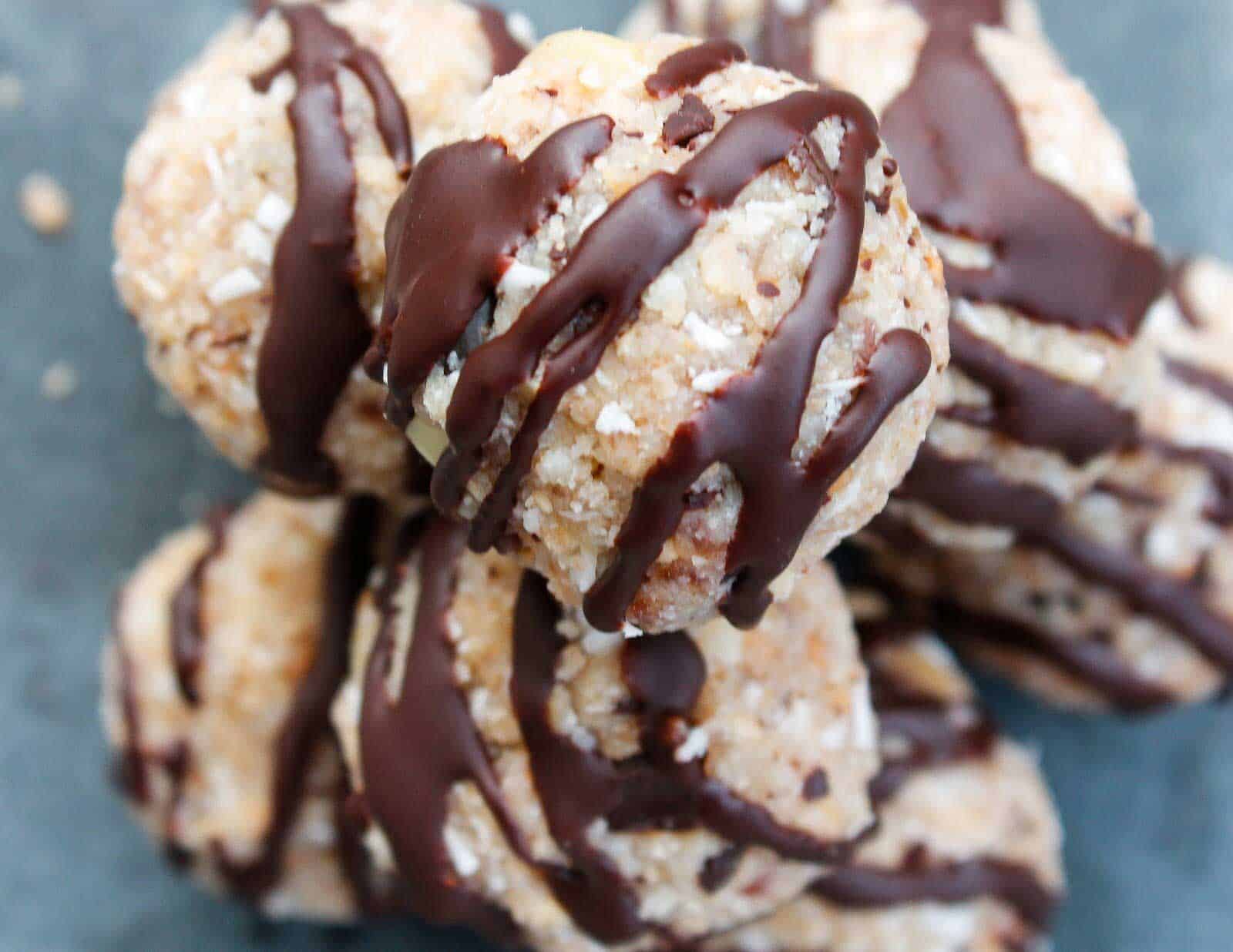 8. Vegan Samoa Energy Balls