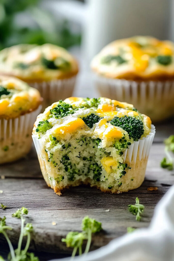 Assemble the Broccoli and Cheese Breakfast Muffins