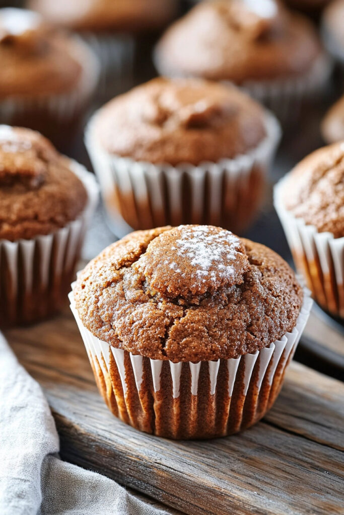 Bake the Gingerbread Muffins