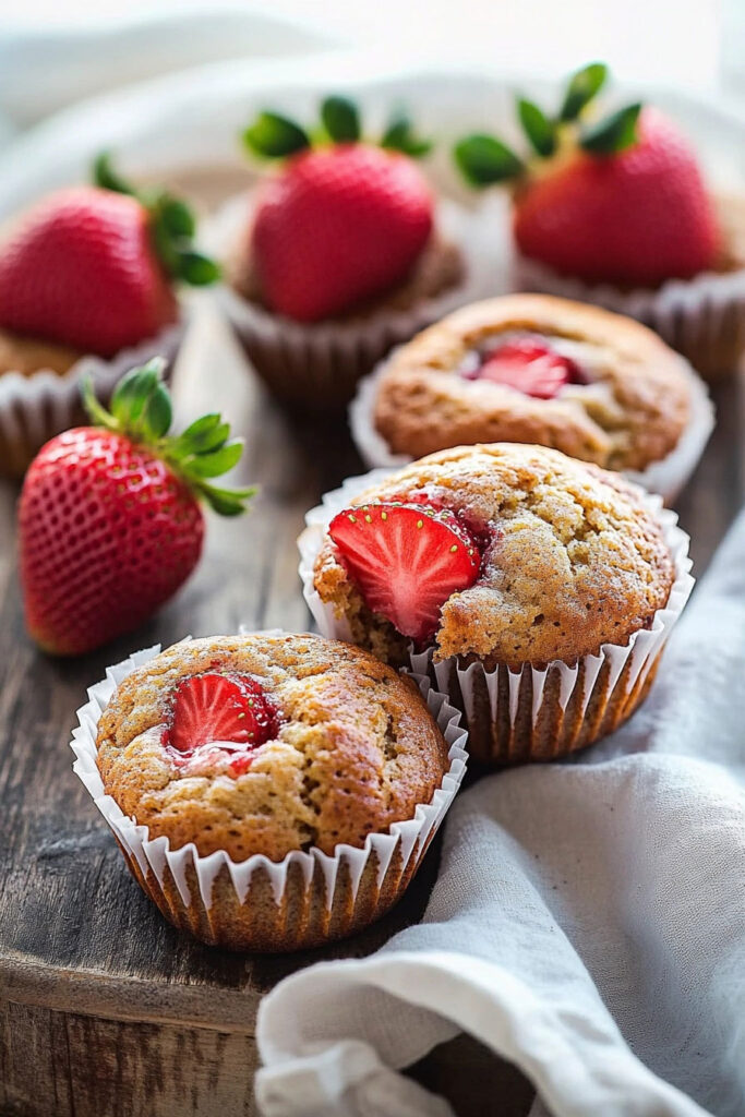 Baking Your Bakery-Style Strawberry Muffins