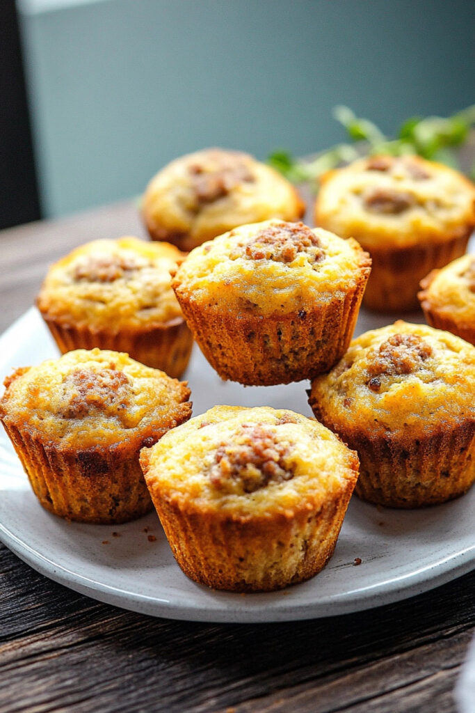 Baking Your Keto Sausage Muffins