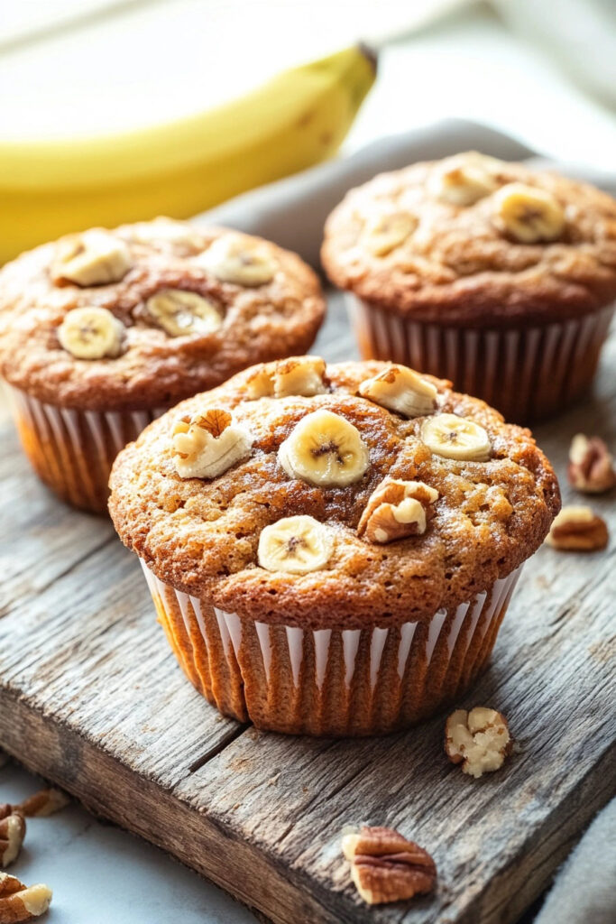 Baking the Banana Nut Muffins