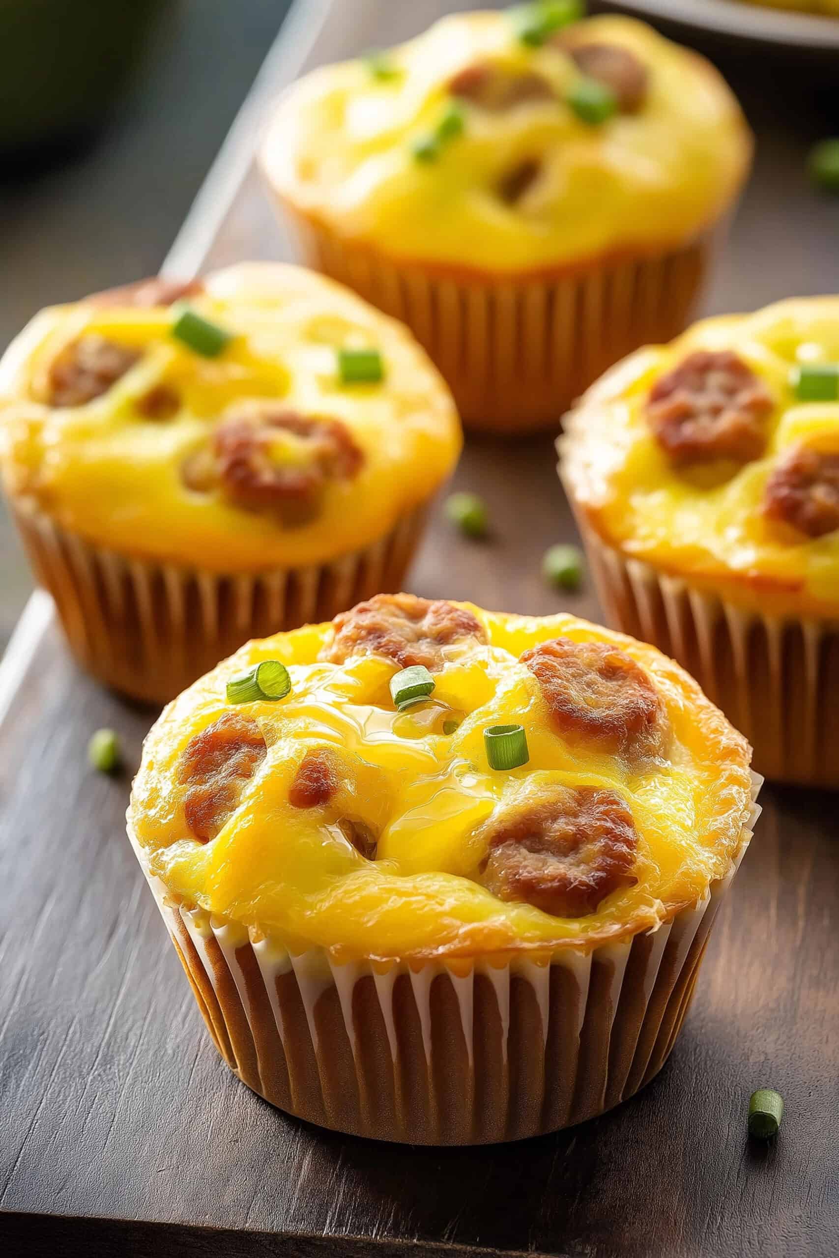 Cheesy Sausage and Egg Muffins