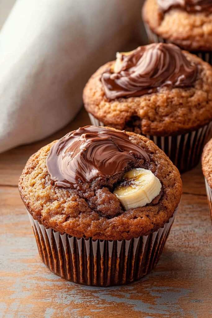 Enjoying Your Nutella Banana Muffins