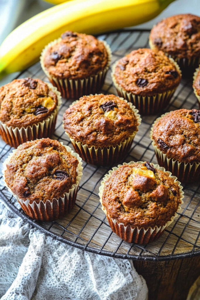 Instructions for Making Banana Bread Muffins