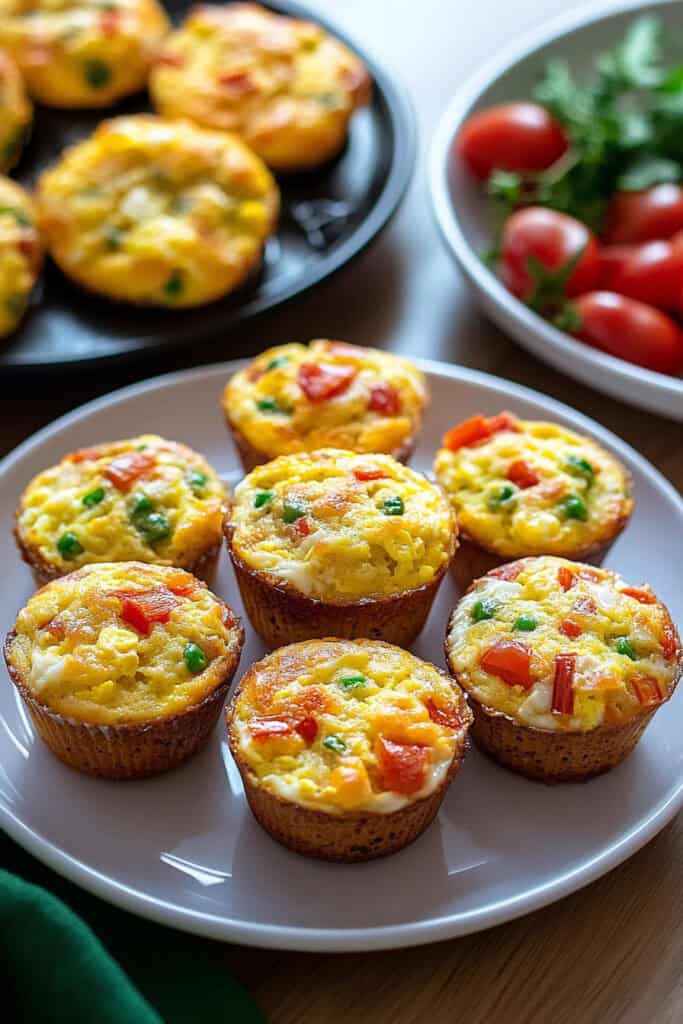 Instructions for breakfast egg muffins