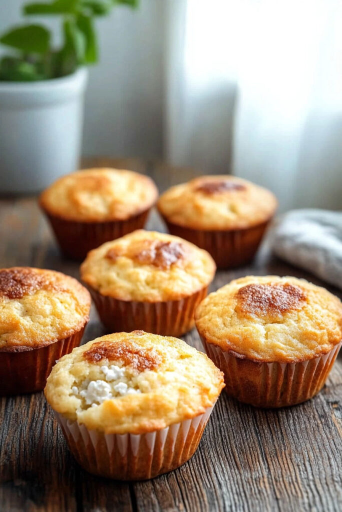 Serve the Savory Cottage Cheese Muffins