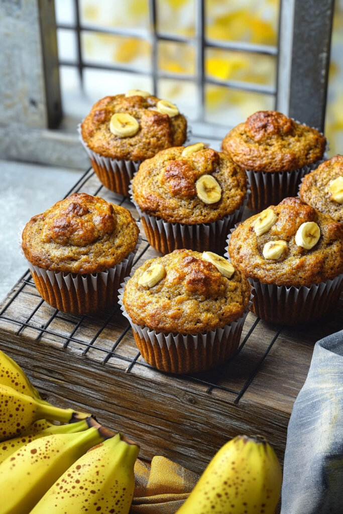 Serving the Banana Bread Muffins