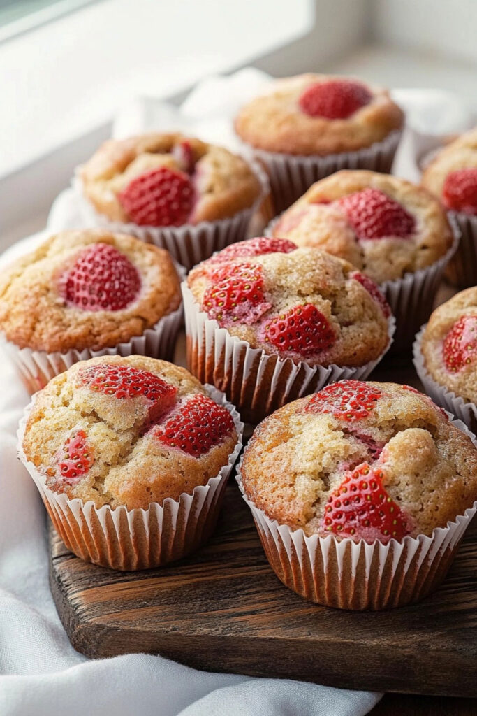 Storage and Freezing Options Strawberry Muffins