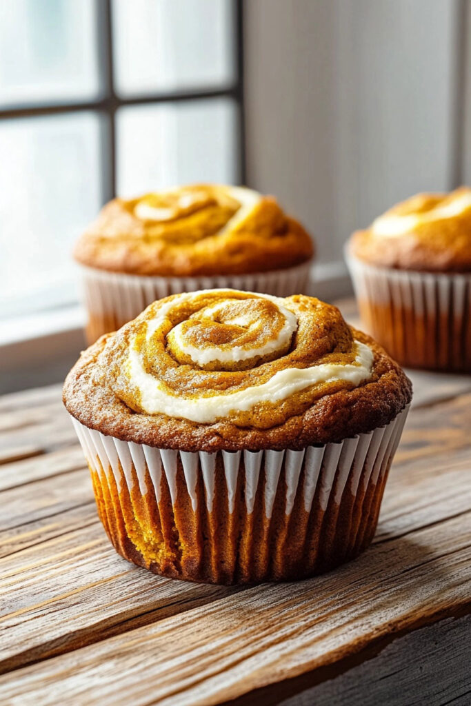 Storing the Pumpkin Cream Cheese Swirl Muffins