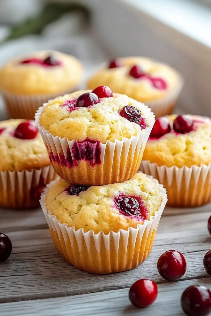 Lemon Cranberry Muffins