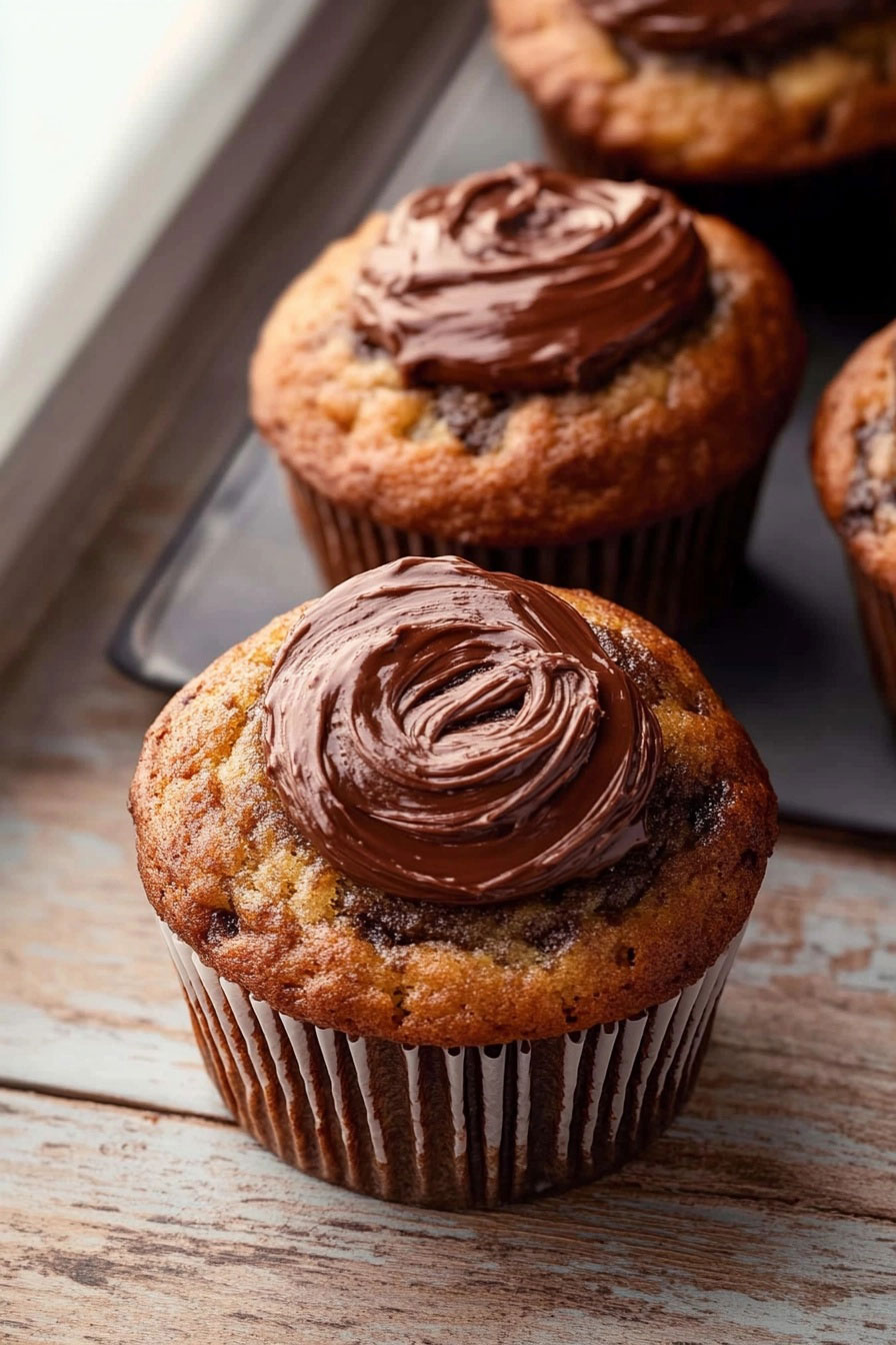 Nutella Banana Muffins