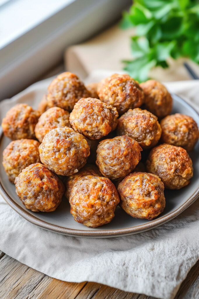 Sausage Pancake Balls