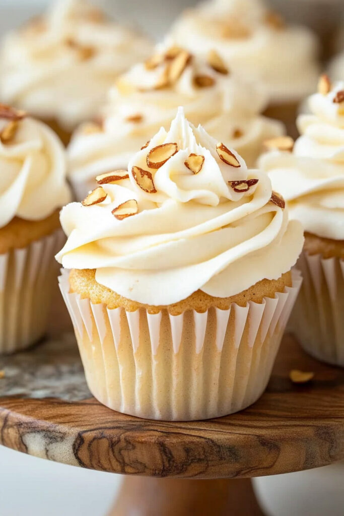 Almond Amaretto Cupcakes