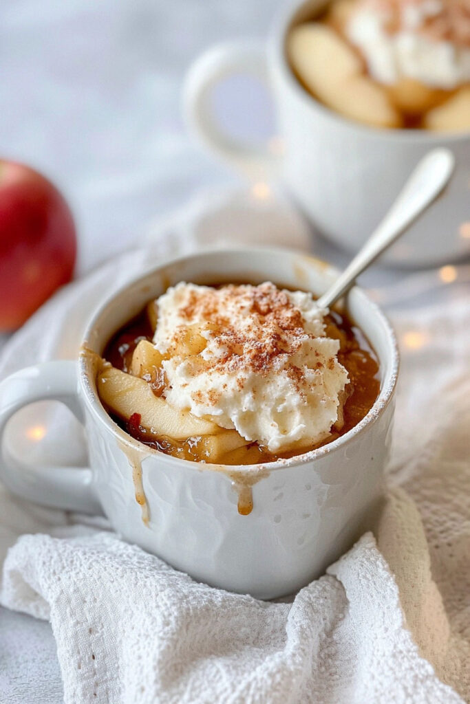 Apple Mug Cake