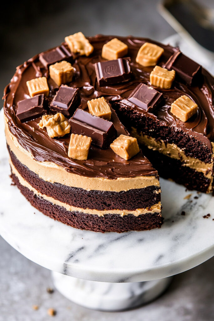 Bake the Peanut Butter Flourless Chocolate Cake