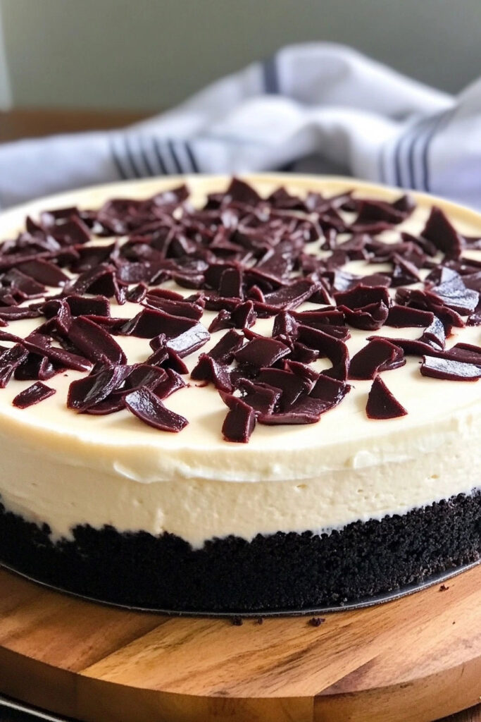 Black Bottom Cheesecake Different Topping