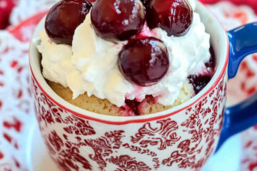 Cherry Mug Cake