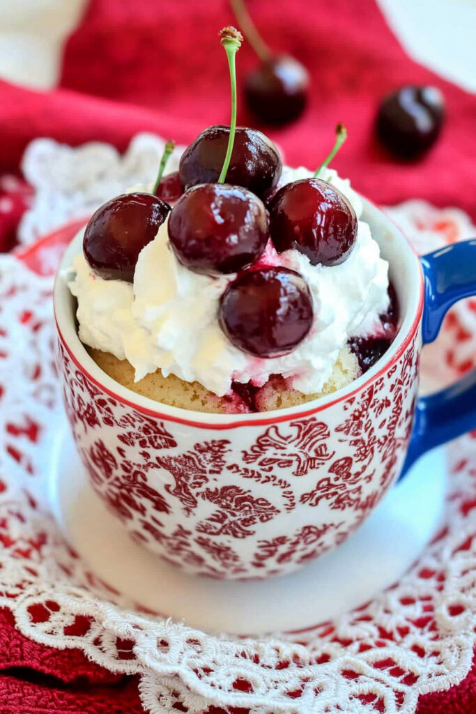 Cherry Mug Cake