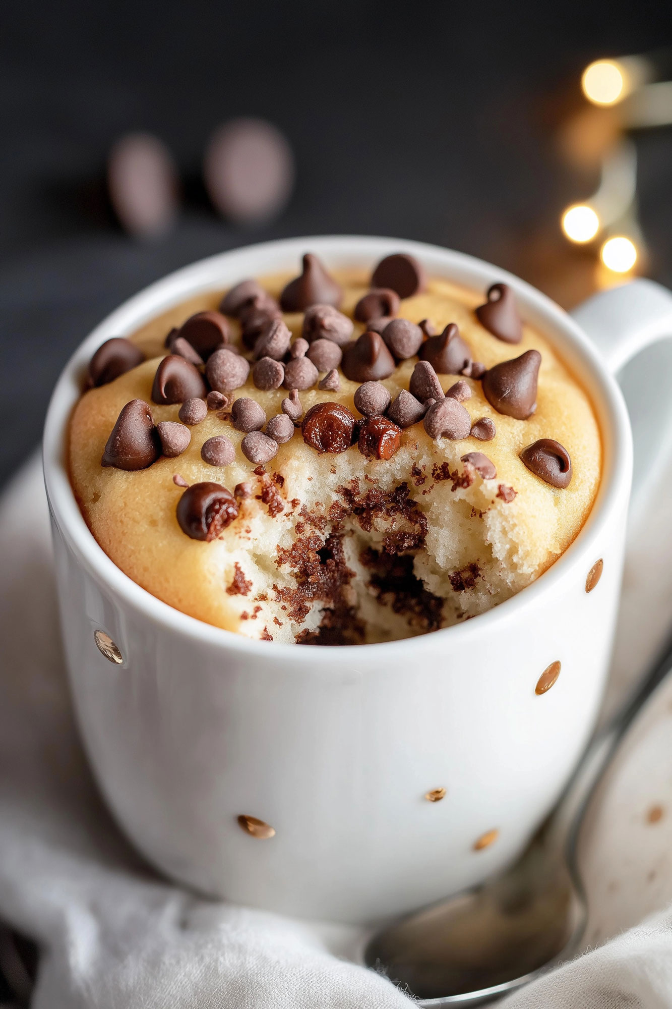 Chocolate Chip Mug Cake