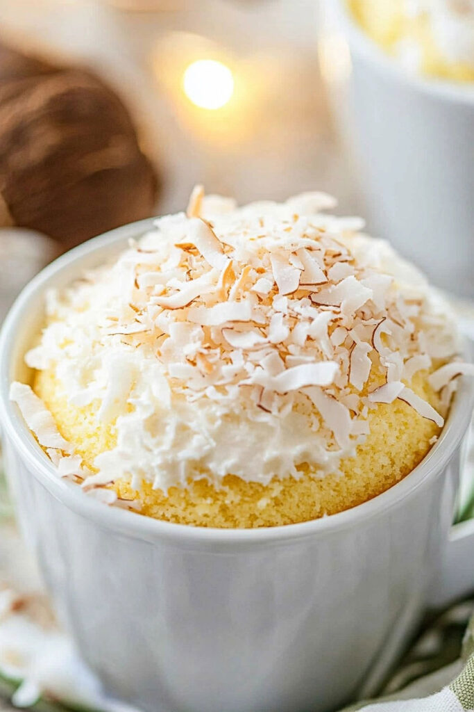 Coconut Mug Cake