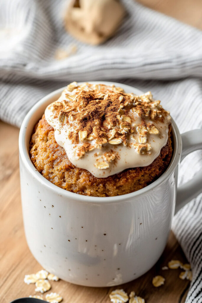 Customization Ideas Oatmeal Mug Cake