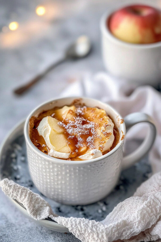 How to Make an Apple Mug Cake