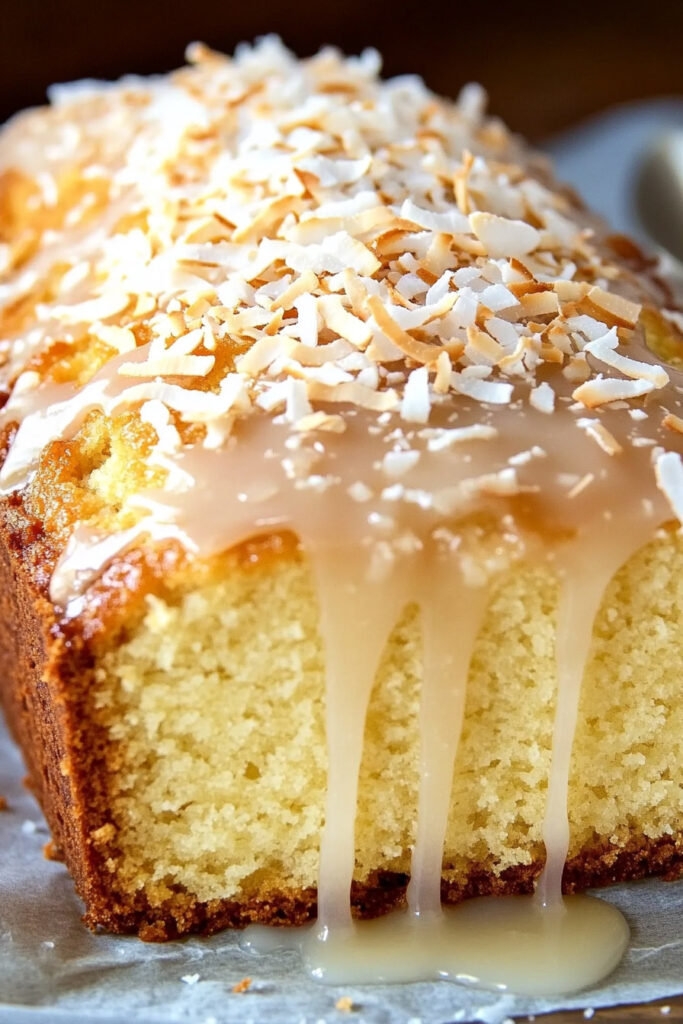 How to Serve Coconut Buttermilk Cake