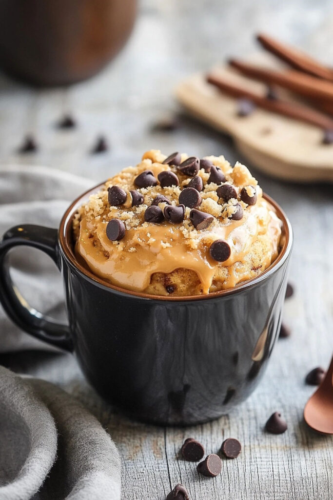 Instructions for Peanut Butter Mug Cake