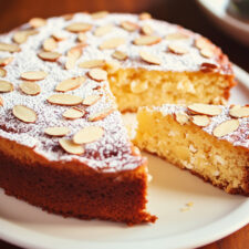 Lemon, Ricotta, and Almond Flourless Cake-image