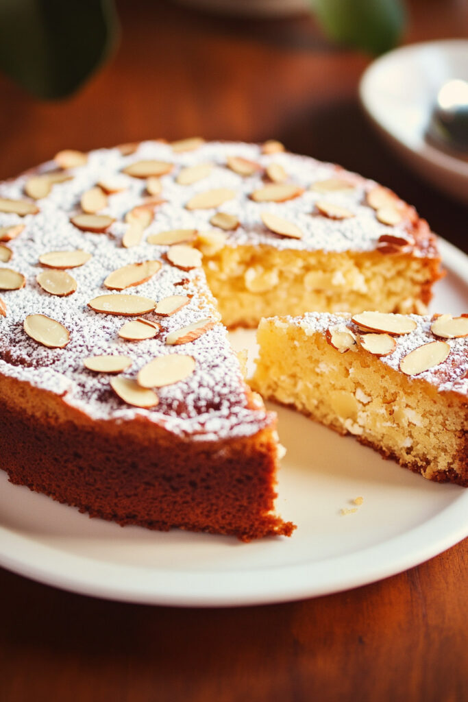 Lemon, Ricotta, and Almond Flourless Cake Recipe