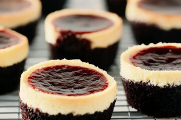 Mini Black Bottom Cheesecakes