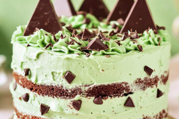 Mint Chocolate Chip Layer Cake Recipe