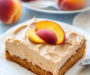 Peach Cake with Brown Sugar Frosting