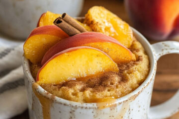 Peach Mug Cake